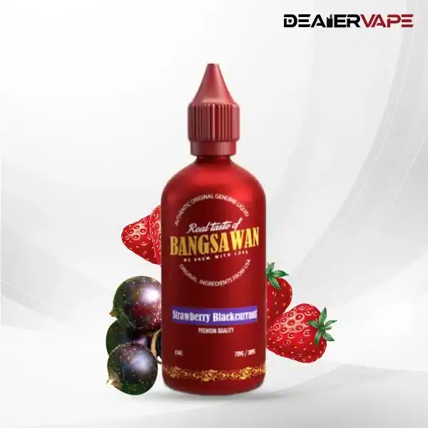 bangsawan freebase 65ml nic6 strawberry blackcurrant
