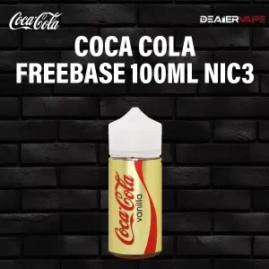 coca cola freebase 100ml nic3 vanilla