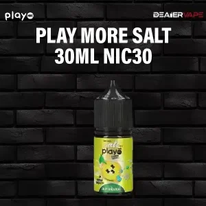 play more salt 30ml nic30 lemon