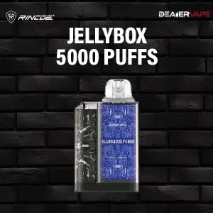 jellybox 5000 puffs-blue razz lychee