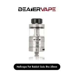 hellvape fat rabbit solo rta silver