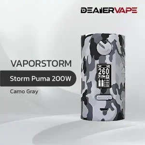 vapor storm puma 200w camo gray new