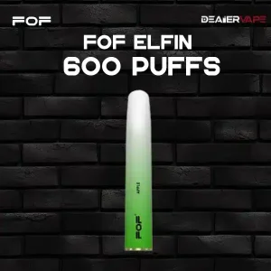 fof elfin bar 600 puffs apple