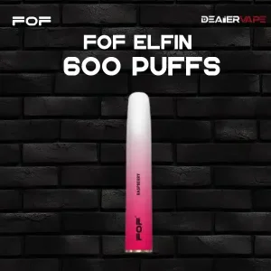พอตใช้แล้วทิ้ง fof elfin กลิ่น ราสเบอรรี่ ยกกล่อง หวานซ่อนเปรี้ยวด้วยกลิ่น ราสเบอร์รี่ ที่สดชื่น