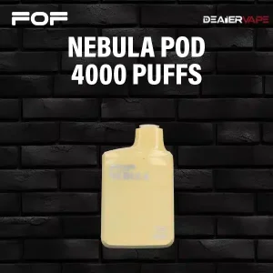 fof nebula disposable pod 4000 puffs-banana