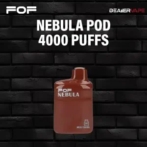 fof nebula disposable pod 4000 puffs-chocolate milk