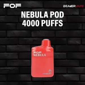 fof nebula disposable pod 4000 puffs-strawberry