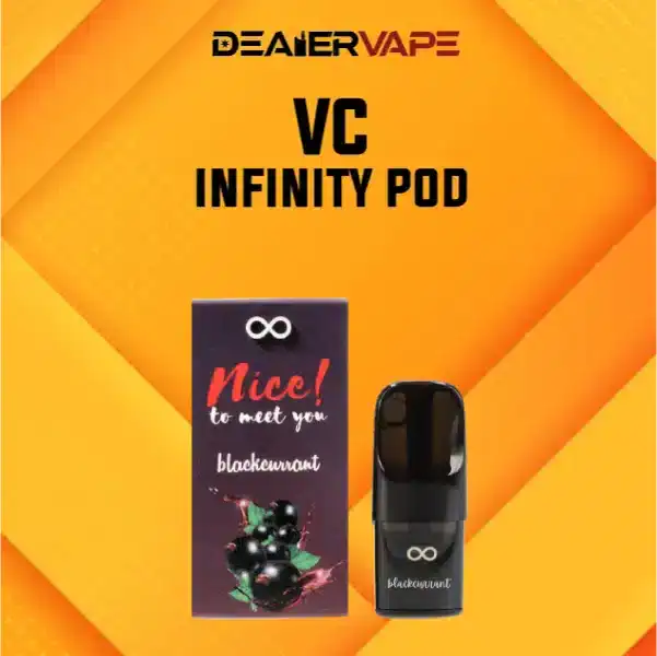 หัวพอต vc infinity กลิ่นแบลคเคอเเร้น รสชาติเปรี้ยวหวานเข้ากันอย่างลงตัว