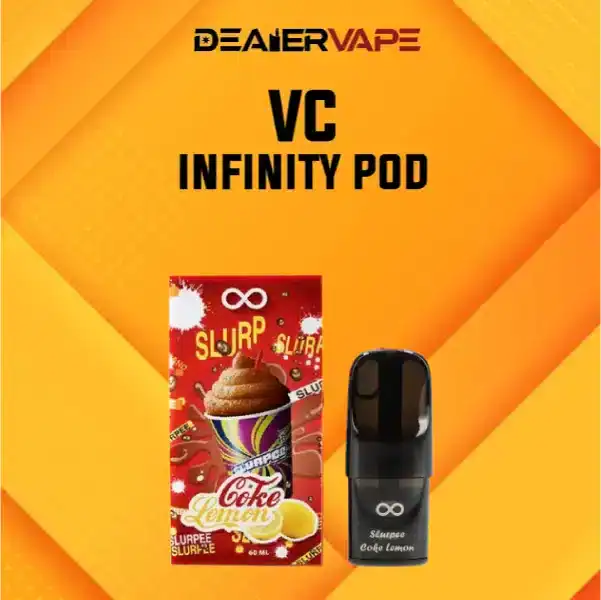 หัวพอต vc infinity กลิ่นสเลอปี้โคล่าเลม่อน น้ำปั่นยอดฮิตในร้านเซเว่น