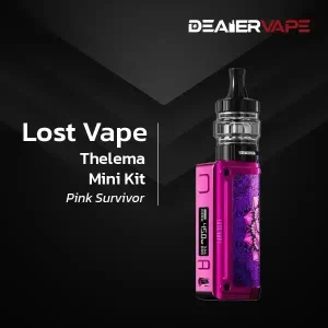 lost vape thelema mini kit pink survivor