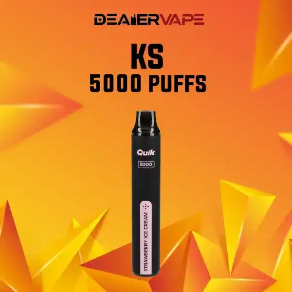 ks quik 5000 กลิ่นไอศกรีมสตรอว์เบอร์รี่ หวานหอมละมุนเย็นสบาย
