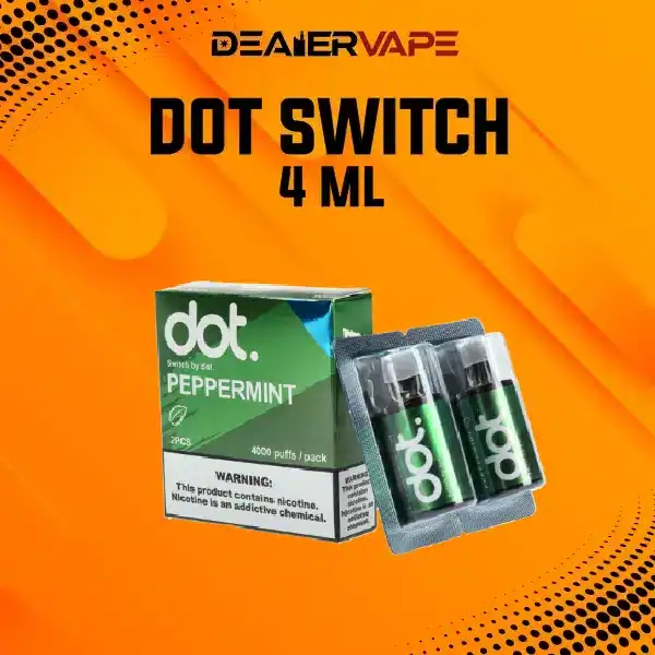 หัวพอต dot กลิ่นเพบเปอมิ้นต์ รสชาติหวานหอมสดชื่น