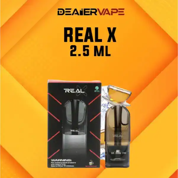 หัว real x max 2.5ml กลิ่น หอม ราคาส่ง ขายดีประจำเว็บ Dearlervape