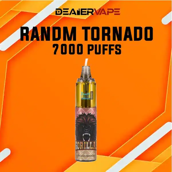 Tornado 7000 Puffs กลิ่นมะม่วงพีช อร่อยกำลังดี