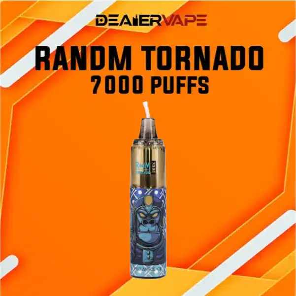 Tornado 7000 Puffs กลิ่นแอปเปิลแดงไอซ์ อร่อย เย็นสดชื่น