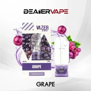 หัวvazer one pod กลิ่นองุ่น สูบง่าย รสชาติเข้มข้น