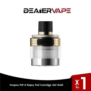 voopoo pnp-x empty pod cartridge gold 2ml
