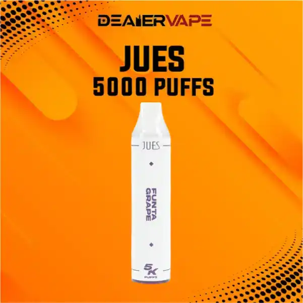 jues 5000 puffs กลิ่นองุ่นแฟนต้า หอมหวานองุ่นแสนซ่า