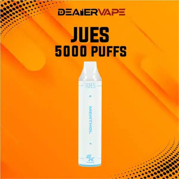 jues 5000 puffs กลิ่นเมนทอล เย็นสดชื่น แสบซ่า