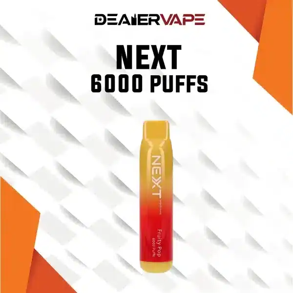 พอตใช้แล้วทิ้ง next 6000 puff กลิ่นผลไม้รวม หวานสดใสแบบลูกอมรสผลไม้