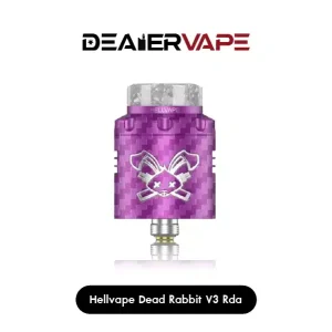 hellvape dead rabbit v3 rda purple carbon fiber