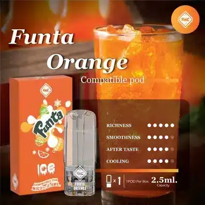 หัวน้ำยา vmc pod 2.5ml กลิ่น funta orange
