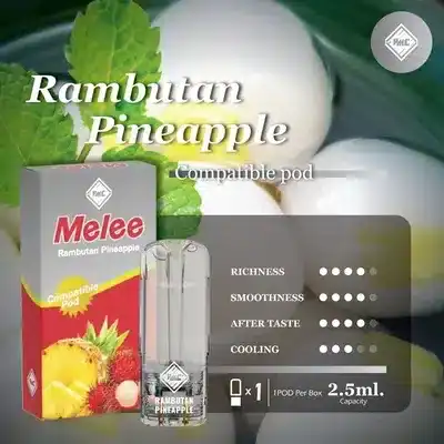 หัวน้ำยา vmc pod 2.5ml กลิ่น rumbutan pineapple