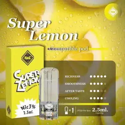 หัวน้ำยา vmc pod 2.5ml กลิ่น super lemon