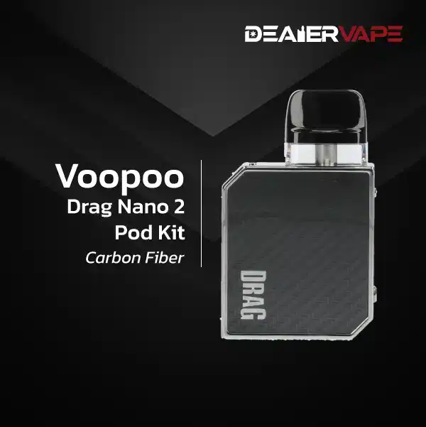 voopoo drag nano 2 pod kit carbon fiber