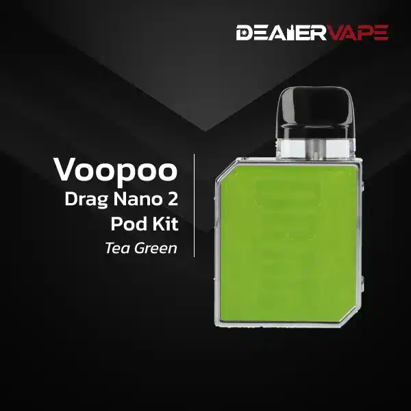voopoo drag nano 2 pod kit tea green