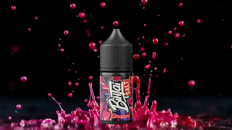 Binjai Grape Salt Nic ราคาส่ง บินใจ ฟรีเบส จากแบรนด์ Binjai น้ำยาบินใจ รีวิวดี น้ำยา บินใจ ซอ ล นิ ค 
