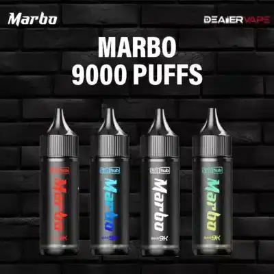 พอตใช้แล้วทิ้ง Marbo 9000 Puff คำสูบ 9000 คำ พร้อมกลิ่นหลากหลาย เช่น แตงโม องุ่น และบลูไอซ์