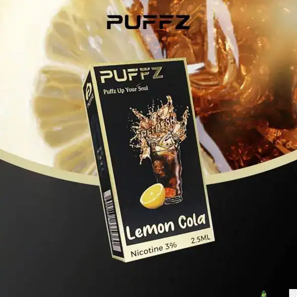 puffz pod 2 5ml lemon cola flavor