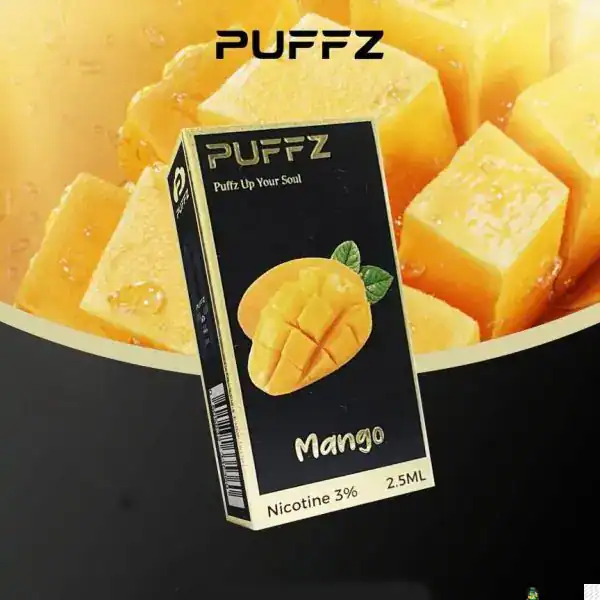 หัวแร็ค puffz pod 2.5ml กลิ่น mango (มะม่วง)