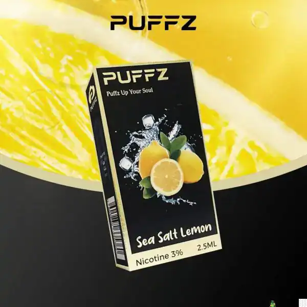 puffz pod 2 5ml sea salt lemon flavor