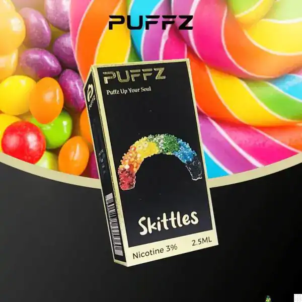 puffz pod 2 5ml skittles flavor