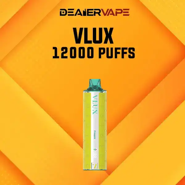 vlux 12000 กลิ่นสับปะรด หอมเปรี้ยวหวานสดใสชวนลิ้มลอง
