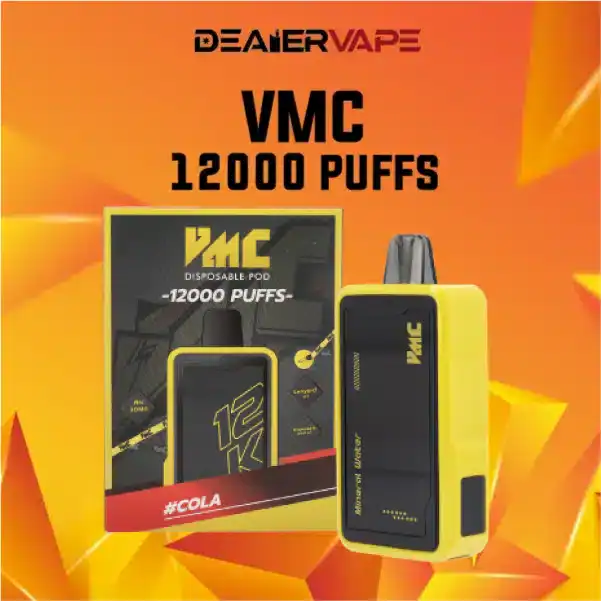 vmc 12000 puffs กลิ่นโคล่า รสชาติคลาสสิก เหมือนดื่มโคล่า หวานซ่าชื่นใจ