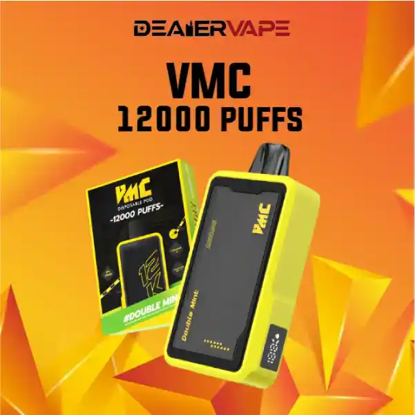 vmc 12000 puffs กลิ่นดับเบิ้ลมิ้นต์ เย็นชื่นใจด้วยรสชาติเย็นสดชื่นเป็นสองเท่า