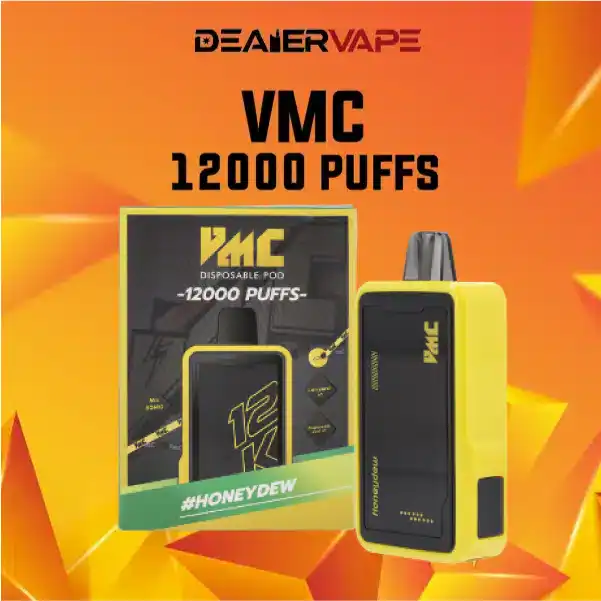 vmc 12000 puffs กลิ่นเมล่อน ผลไม้ฮันนี่ดิว หอมอร่อยถูหใจสายควัน