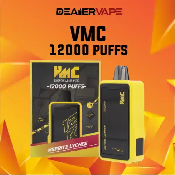 vmc 12000 puffs กลิ่นสไปร์ทลิ้นจี่ ซาบซ่าไปกับสไปรท์และดื่มด่ำความหวานจากผลไม้ลิ้นจี่