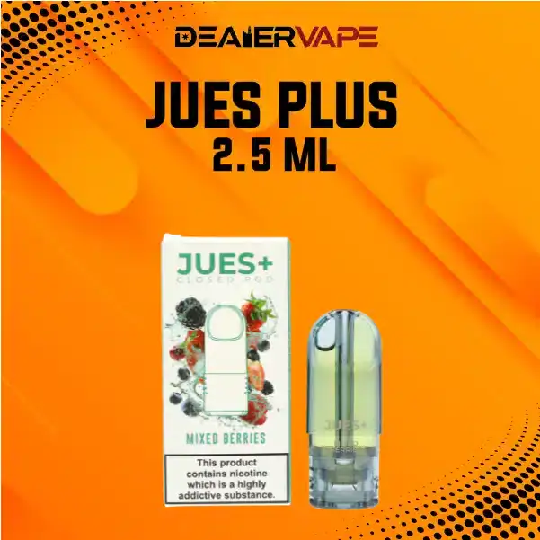 หัวพอต jues plus กลิ่นมิกซืเบอรี่ หอมหวานเปรี้ยวอร่อยลงตัว