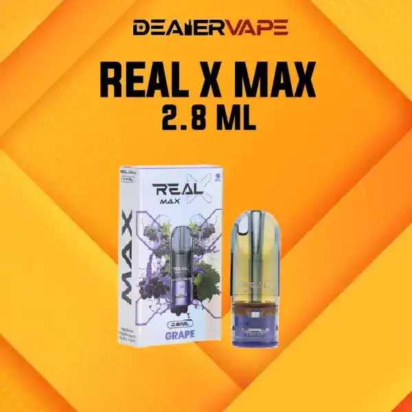 หัวreal x max กลิ่นองุ่น ผลไม้ยอดนิยม ขายดีอันดับหนึ่ง