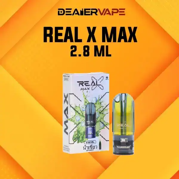 หัวreal x max กลิ่นน้ำเขียว สุดอร่อยที่วัยรุ่นชื่นชอบ