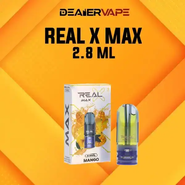 หัวreal x max กลิ่นมะม่วง หวานอร่อย รสชาตินุ่มคอ