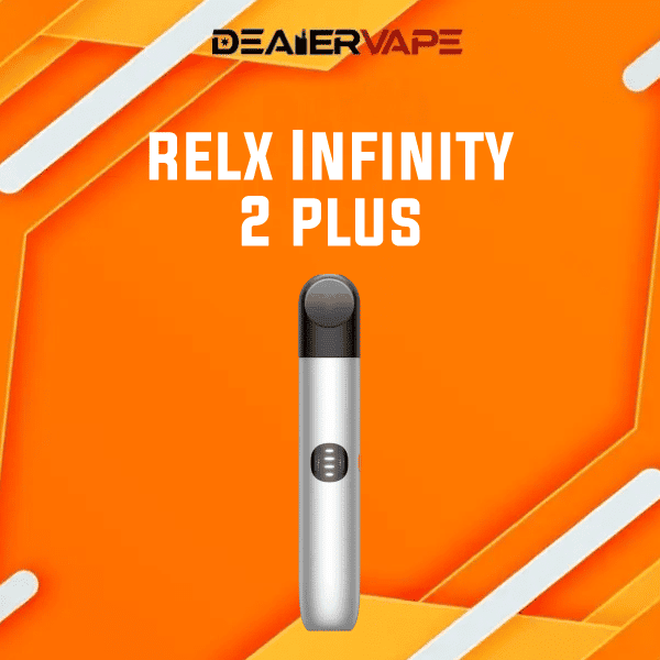 RELX Infinity 2 Plus สีเทาเงินประกายวาว สะท้อนสไตล์ล้ำสมัย