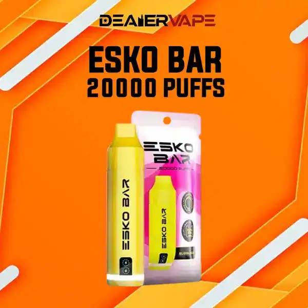 esko bar 20000 puff กลิ่นหมากฝรั่ง ให้ความรู้สึกหอมหวาน พร้อมกับความเย็นที่ช่วยให้การสูบเย็นสบาย