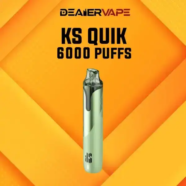 KS Quik 6000 กลิ่นเมล่อน หอมหวานละมุนจากเมลอน พร้อมความสดชื่นแบบเต็มคำ