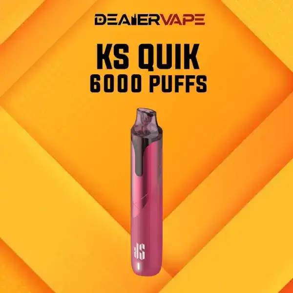 KS Quik 6000 กลิ่นสตรอว์เบอร์รี่ หวานหอมแบบผลไม้สด