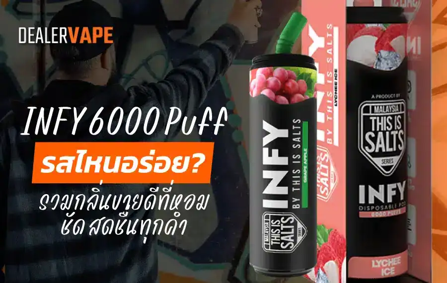 INFY 6000 Puff รสไหนอร่อย ที่ใครได้ลองเป็นต้องติดใจ